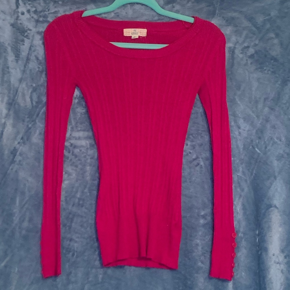 Pink Republic Fuchsia Sweater